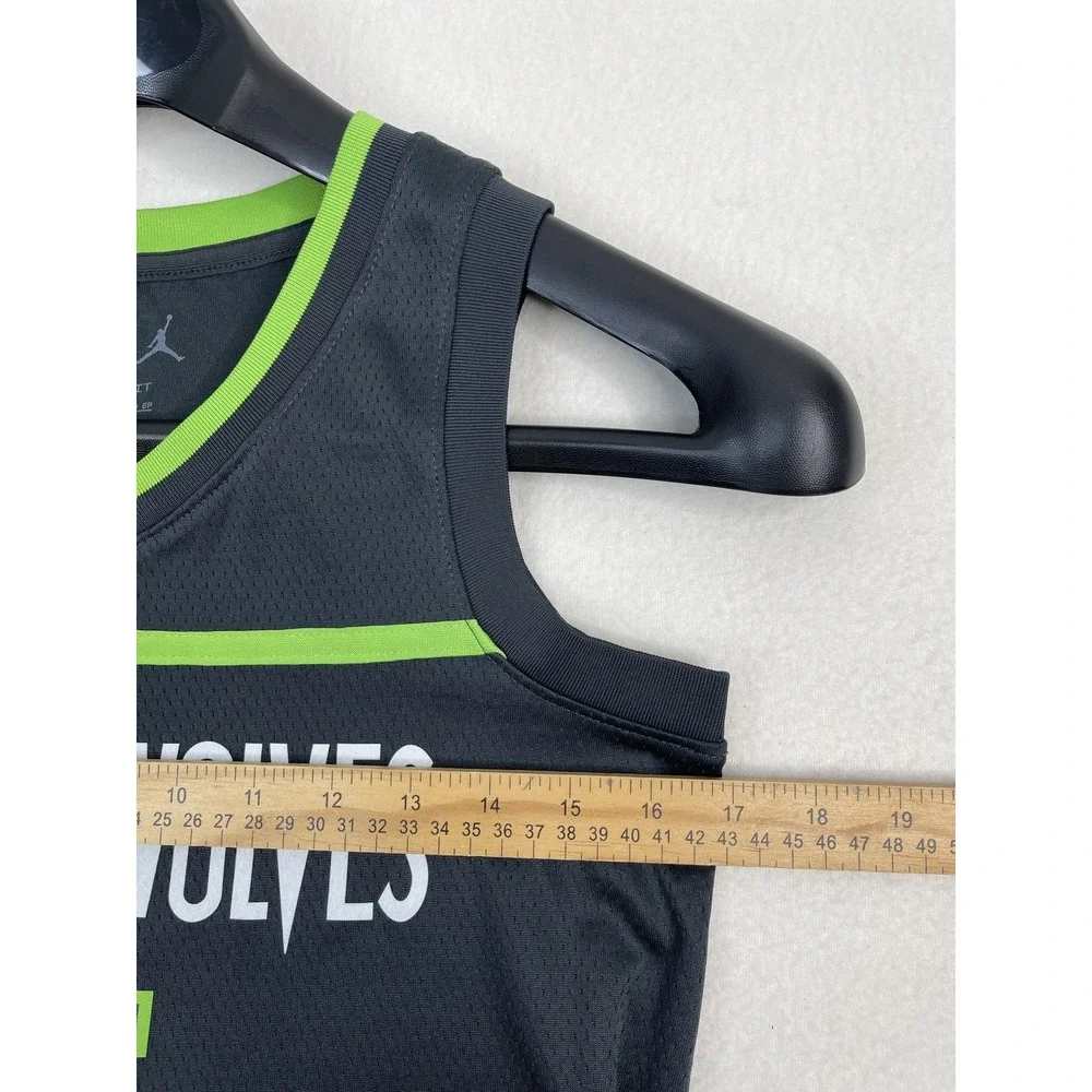 Jordan Timberwolves Anthony Edwards #5 Statement Edition Jersey Size Youth